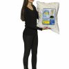 GM Packaging staff holding Protect n' Pack peanuts/loose fill
