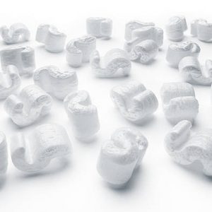 Close-up of regular peanuts/loose fill