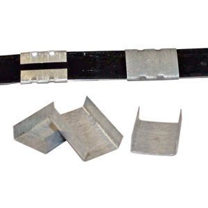 Seal for steel strapping