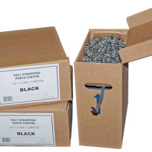 Black poly strapping
