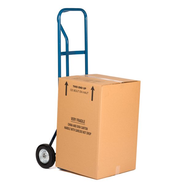 P handle hand truck with box