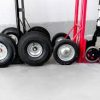 Rubber wheel hand truck