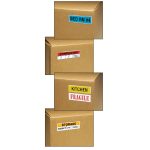 Chateau moving labels on boxes