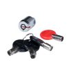 Cylinder lock with overlock and overlock key