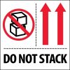 Do Not Stack Label