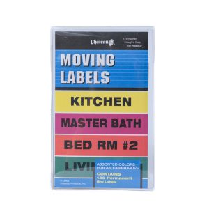 Chateau moving labels by room (front)