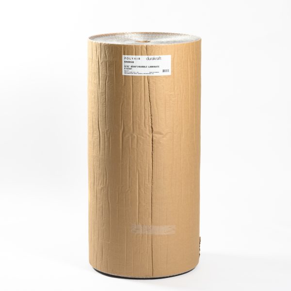 Roll of kraft bubble protective wrapping