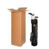 Large moving box for bag of golf clubs (shown to scale)