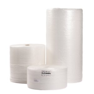 Group of 3/16-inch bubble protective wrapping rolls