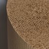 Close-up of corrugated roll