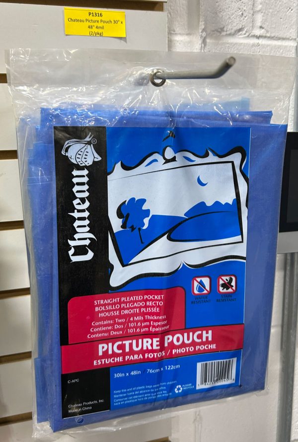P1316 Chateau Picture Pouch 4MIL 30" x 48" 4mil (2/pack)