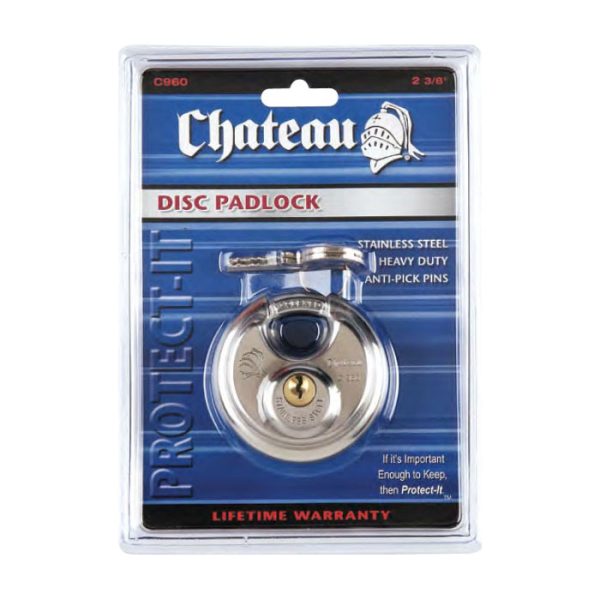 Chateau 2-3/8-inch (60 mm) Small Disc Lock (in package)