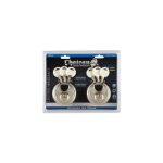 Chateau 2-3/4-inch Stainless Steel Disc Lock Twin Pack