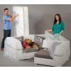 People with dog, demonstrating various Chateau furniture covers