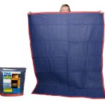 M1217 Furniture |Utility Blanket 60" x 72" Red Border (4lb)